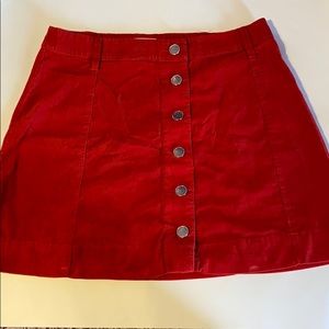 red cooper key skirt
